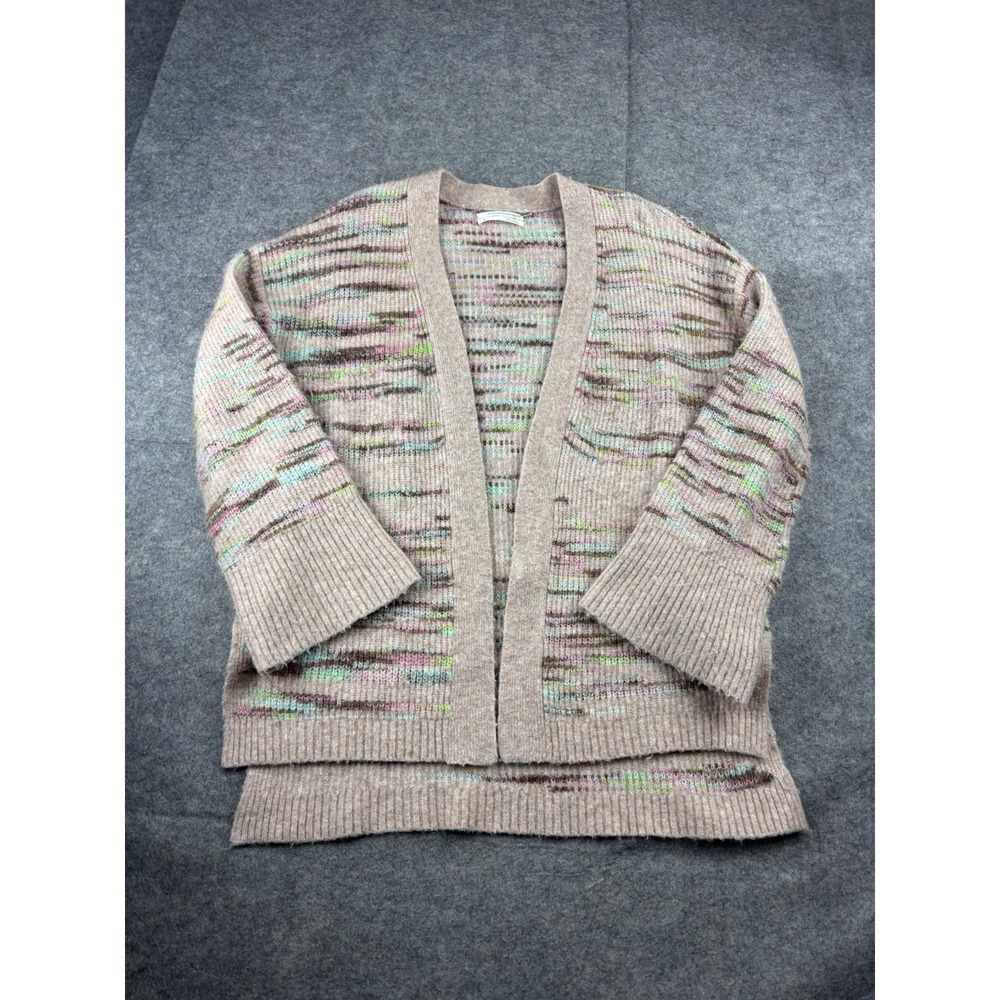Anthropologie Women's XS Leah spaced tie dye Knit Cardigan Artsy Coastal Boho